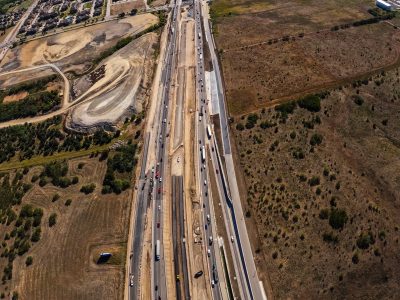 I-35W between SH 170 and Keller Hicks Rd. looking south