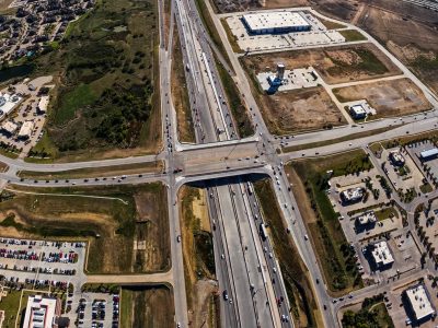 I-35W at N Tarrant Pkwy. looking south