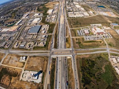 I-35W at N Tarrant Pkwy. looking north