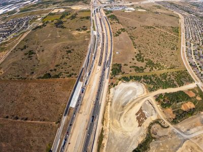 I-35W between Keller Hicks Rd. and SH 170 looking north