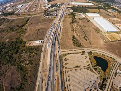I-35W between SH 170 and Westport Pkwy. looking north