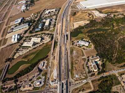 I-35W just north of Westport Pkwy. looking north