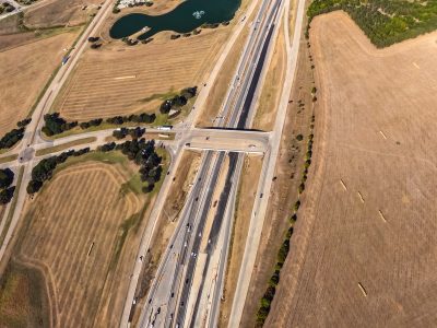 I-35W at Alliance Blvd. looking north