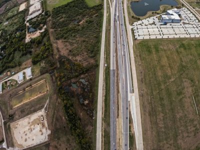 I-35W between Alliance Blvd. and Eagle Pkwy. looking south