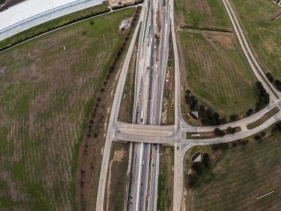I-35W at Alliance Blvd. looking south