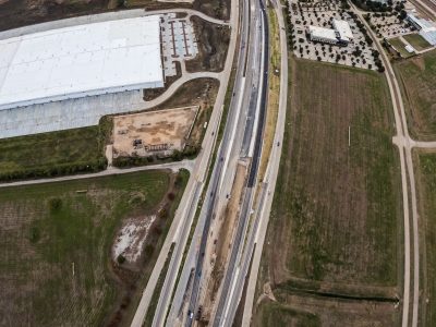 I-35W between Westport Pkwy. and Alliance Blvd. looking south