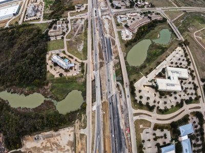I-35W just north of Westport Pkwy. looking south