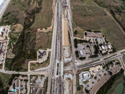 I-35W at Westport Pkwy. looking south