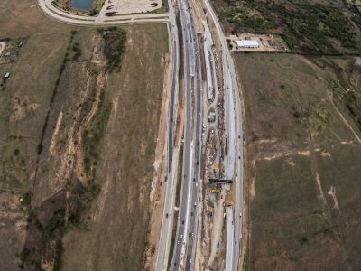 I-35W between SH 170 and Westport Pkwy. looking south
