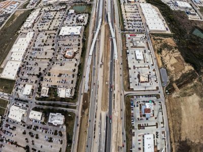 I-35W between N Tarrant Pkwy. and Heritage Trace Pkwy. looking south