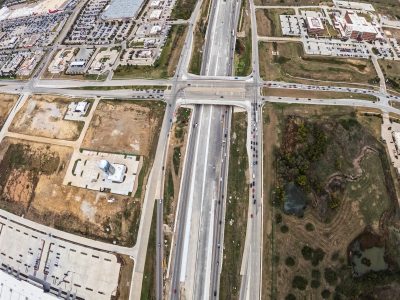 I-35W at N Tarrant Pkwy. looking north