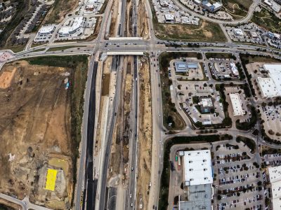 I-35W at Heritage Trace Pkwy. looking north