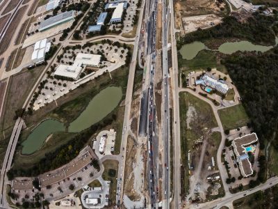 I-35W just north of Westport Pkwy. looking north