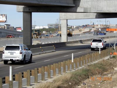 Work on I-35W between N Tarrant Pkwy. and Heritage Trace Pkwy. 