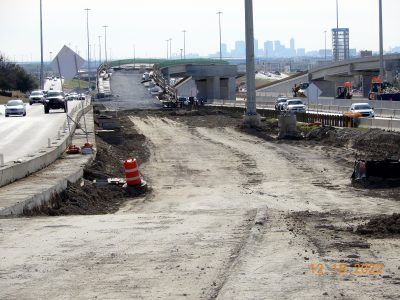 Work on I-35W between N Tarrant Pkwy. and Heritage Trace Pkwy. 