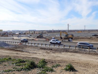 Work on I-35W between N Tarrant Pkwy. and Heritage Trace Pkwy. 