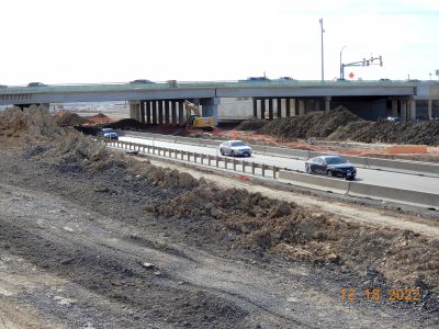 Work on I-35W at Heritage Trace Pkwy. 