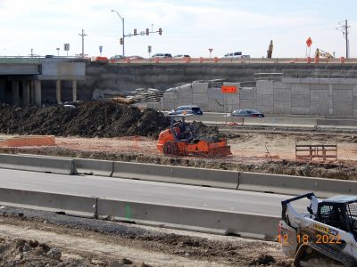 Work on I-35W at Heritage Trace Pkwy. 