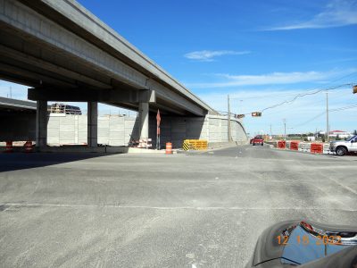 Work on Golden Triangle Blvd. at I-35W