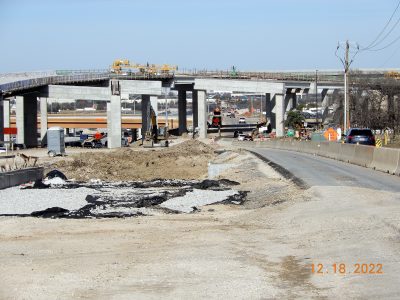 Work at the I-35W/SH 170 interchange