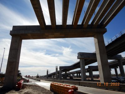 Work at the I-35W/SH 170 interchange