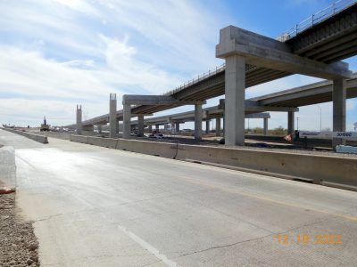 Work at the I-35W/SH 170 interchange