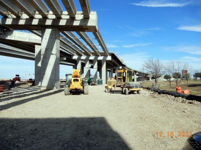 Work at the I-35W/SH 170 interchange