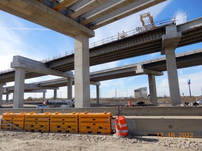 Work at the I-35W/SH 170 interchange