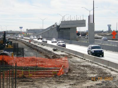 Work on I-35W between SH 170 and Westport Pkwy. 