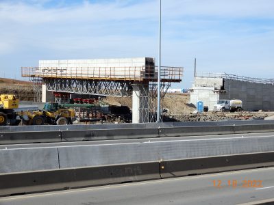 Work on I-35W between SH 170 and Westport Pkwy. 