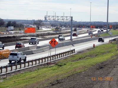 Work on I-35W between Alliance Blvd. and Westport Pkwy. 