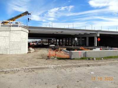 Work on I-35W at Westport Pkwy. 