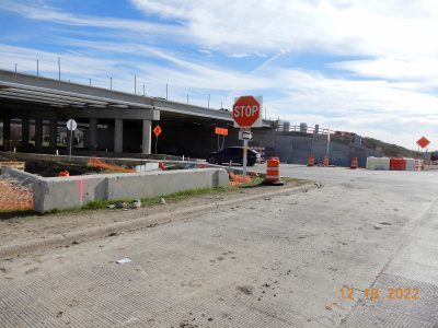Work on I-35W at Westport Pkwy. 
