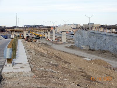 Work on I-35W between SH 170 and Westport Pkwy. 