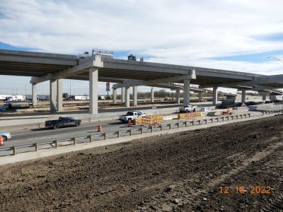 Work at the I-35W/SH 170 interchange