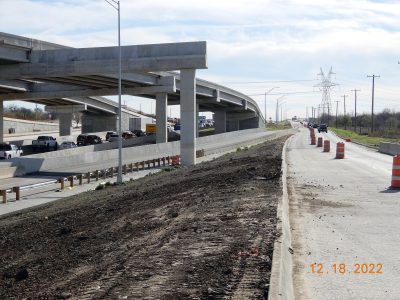 Work at the I-35W/SH 170 interchange