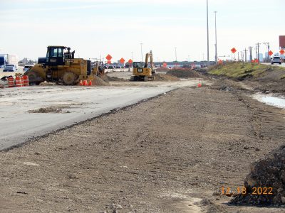 work on I-35W between Heritage Trace Pkwy. and Golden Triangle Blvd.