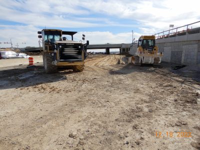 work on I-35W between Heritage Trace Pkwy. and Golden Triangle Blvd.