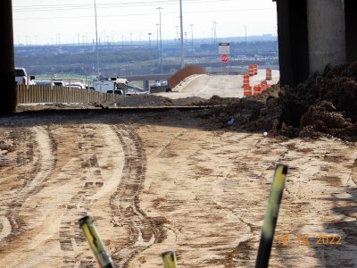 Work on I-35W at Heritage Trace Pkwy. 