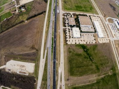 I-35W between Alliance Blvd. and Eagle Pkwy. looking south