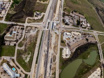 I-35W at Westport Pkwy. looking south