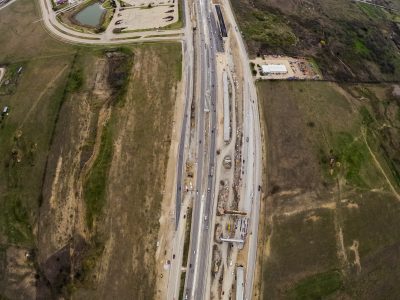 I-35W between SH 170 and Westport Pkwy. looking south
