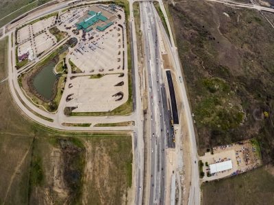 I-35W between SH 170 and Westport Pkwy. looking south