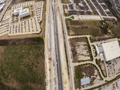 I-35W between Golden Triangle Blvd. and Heritage Trace Pkwy. looking south