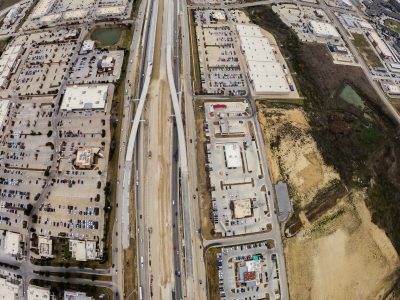 I-35W between N Tarrant Pkwy. and Heritage Trace Pkwy. looking south