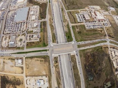 I-35W at N Tarrant Pkwy. looking north