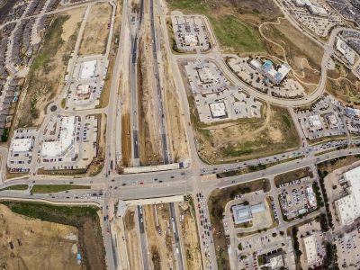 I-35W at Heritage Trace Pkwy. looking north