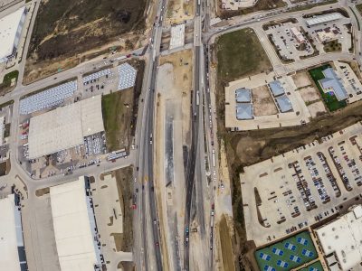 I-35W at Golden Triangle Blvd. looking north
