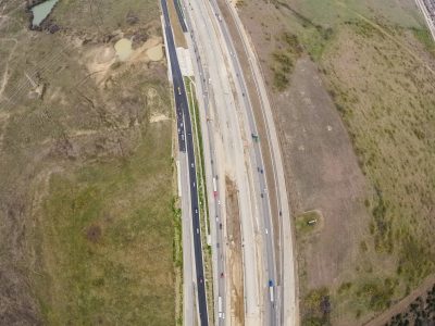 I-35W between Keller Hicks Rd. and SH 170 looking north