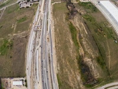 I-35W between SH 170 and Westport Pkwy. looking north